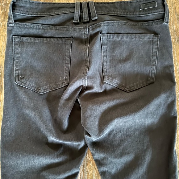 Kut from the Kloth Women’s Mia Toothpick Skinny Black Denim Jeans Size 4 - Picture 8 of 13